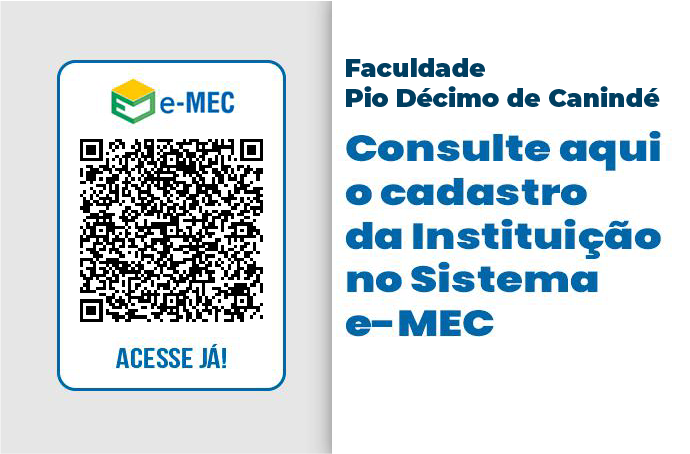 Consulte aqui o cadastro da Instituição no Sistema e-MEC